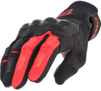 Acer arbon G 5.0 Gants de moto, noir/rouge, Taille S