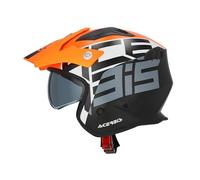 ACERBIS CASQUE JET ARIA GRAPHIC ORANGE FLOU/NOIR XL