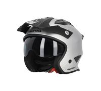 Acerbis Casque à réaction Aria Metallic Mat-Silver XL