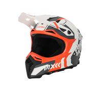 Acerbis Casque Moto Cross Enduro Profile 5 Blanc/Orange 0025274.229