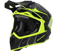 Acerbis X-Track, casque de motocross XS Mat Noir/Jaune Néon/Gris Mat Noir/Jaune Néon/Gris