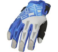 Acerbis CE MX X-K Gants de moto pour enfants, gris-bleu, taille L pour des gamins