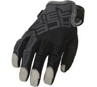 Acerbis CE MX X-K Gants de moto pour enfants, noir-gris, taille M pour des gamins