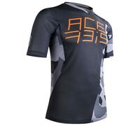Acerbis Combat Maillot VTT, noir-gris, taille M pour homme