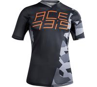 Acerbis Combat Maillot VTT, noir-gris, taille L pour homme