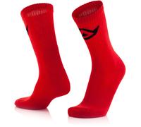 Acerbis Cotton, chaussettes L/XL Rouge Rouge
