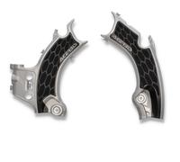 Acerbis 0024715 Honda CRF 450, Protecteur de cadre X-Grip Argent/Noir Argent/Noir
