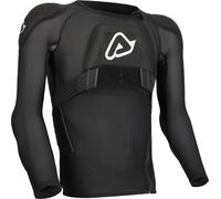 Acerbis Flux Air, veste de protection pour enfants S/M Noir/Blanc Noir/Blanc