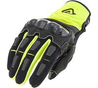 Acerbis Gants Moto Carbon G 3.0 Mixte Adulte, Jaune/Noir Taille M