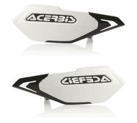 Acerbis X-Elite, gardes-mains Blanc/Noir Blanc/Noir