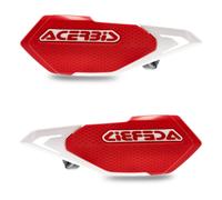 Acerbis X-Elite, gardes-mains Rouge/Blanc Rouge/Blanc