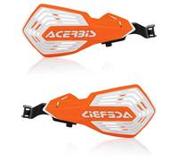Acerbis Gardes-mains K-Future pour GasGas/KTM/Husqvarna Orange/Blanc