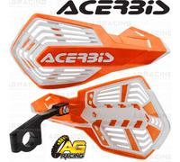 Acer arde-Mains X-Future Orange Blanc Pour MX Enduro 22mm Oversize 1 1/8