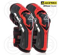 Acerbis Gorilla 2017 Protection Rotule Tibia Fémur Motocross Offroad Noir/Rouge