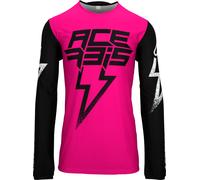 Acerbis H-Flex Blizzard, maillot L Noir/Fuchsia Noir/Fuchsia