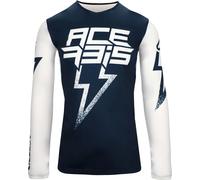 Acerbis H-Flex Blizzard, maillot S Bleu Foncé/Blanc Bleu Foncé/Blanc