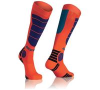 Acerbis Homme 0021633.204.063 Chaussettes MX Impact, orange/blue, S-M EU