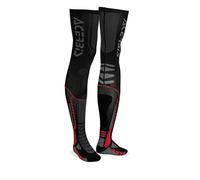 Acerbis Homme 0021693.323.067 Chaussettes MX Impact, noir/rouge, Large/ XL EU