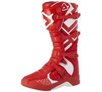 Acerbis Homme Stivale X-Team Rosso/Bianco T.46 Botte de Motard, Rouge/Blanc, 49 EU