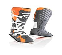 Acerbis Hommes Bottes X-Race, Orange Gris, 43 EU