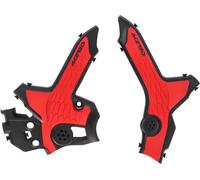 Acerbis Honda CRF 250/300 L, Protection de cadre X-Grip Noir/Rouge Noir/Rouge
