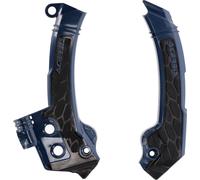 Acerbis Husqvarna TC/FC, Protection de cadre X-Grip Bleu Foncé/Noir Bleu Foncé/Noir