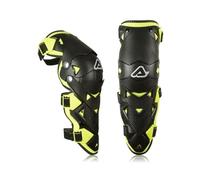 Acerbis Impact Evo 3.0 Protecteurs de genou, schwarz/gelb, Einheitsgröße