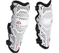 Acerbis Impact Pro Protège-genoux, Blanc