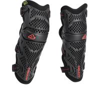 Acerbis Impact Pro, protège-genoux Unités Noir Noir