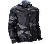 Acerbis X-Dry Camo, veste de pluie XXL Noir/Gris Foncé/Gris Noir/Gris Foncé/Gris