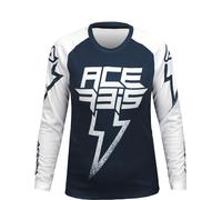 Acerbis J-Kid Blizzard, maillot enfants L Bleu Foncé/Blanc Bleu Foncé/Blanc