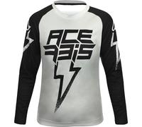 Acerbis J-Kid Blizzard, maillot enfants L Gris/Noir Gris/Noir