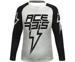 Acerbis J-Kid Blizzard, maillot enfants XL Gris/Noir Gris/Noir
