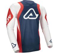 Acerbis J-Track Inc. 2.0, maillot 3XL Bleu Foncé/Blanc/Rouge Bleu Foncé/Blanc/Rouge