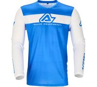 Acerbis J-Track Inc. 2.0, maillot M Bleu Clair/Blanc Bleu Clair/Blanc