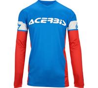 Acerbis J-Track Inc. 2.0, maillot S Bleu/Rouge/Blanc Bleu/Rouge/Blanc