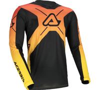 Acerbis J-Track Inc. 2.0, maillot S Noir/Orange Noir/Orange