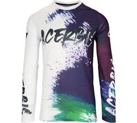 Acerbis J-Windy Brush, maillot M Blanc/Mauve/Vert Blanc/Mauve/Vert