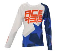 Acerbis J-Windy One, maillot enfants XS Bleu/Blanc/Orange Bleu/Blanc/Orange