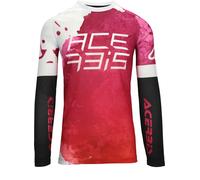 Acerbis J-Windy Watermark, maillot L Mauve/Blanc/Noir Mauve/Blanc/Noir