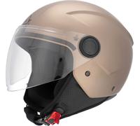 Acerbis Jet Brezza Casque jet métallisé, brun mat, S (55/56)