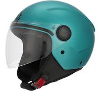 Acerbis Jet Brezza Metallic Casque jet, turquoise, taille L pour homme