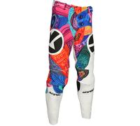 Acerbis K-Flex Veras Pantalon de motocross, blanc-rouge-bleu, taille 34 pour homme