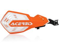 Acerbis Gardes-mains K-Future pour GasGas/KTM/Husqvarna Orange/Blanc
