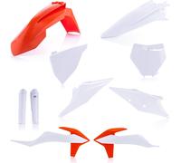 ACERBIS kit carénage 10 pièces 2020 modèle orange/blanc pour KTM