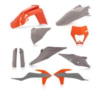 ACERBIS Kit Complet Plastique Gris/Orange Pour KTM XC-W 300 TPI 2020-2023