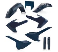 Acerbis Kit complet plastiques pour Husqvarna 125 TE 2017-2018 Bleus