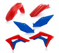 ACERBIS 0022384.344 Set Carénage Plastique pour Honda Crf 250 R 2018 Rouge Bleu
