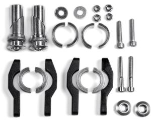 Acerbis Kit de montage, Argent, Taille unique