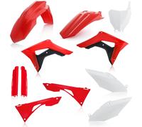 ACERBIS Kit d'habillage 11 pièces rouge/blanc pour HONDA CRF R
